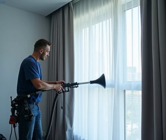 Professional commercial curtain cleaning process equipment Matty Curtain Cleaning nunawading-vic